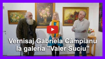 Vernisaj Gabriela Câmpianu la galeria "Valer Suciu" din Turda