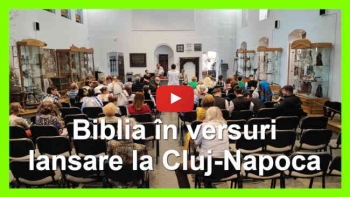 Biblia în versuri - lansare la Cluj-Napoca